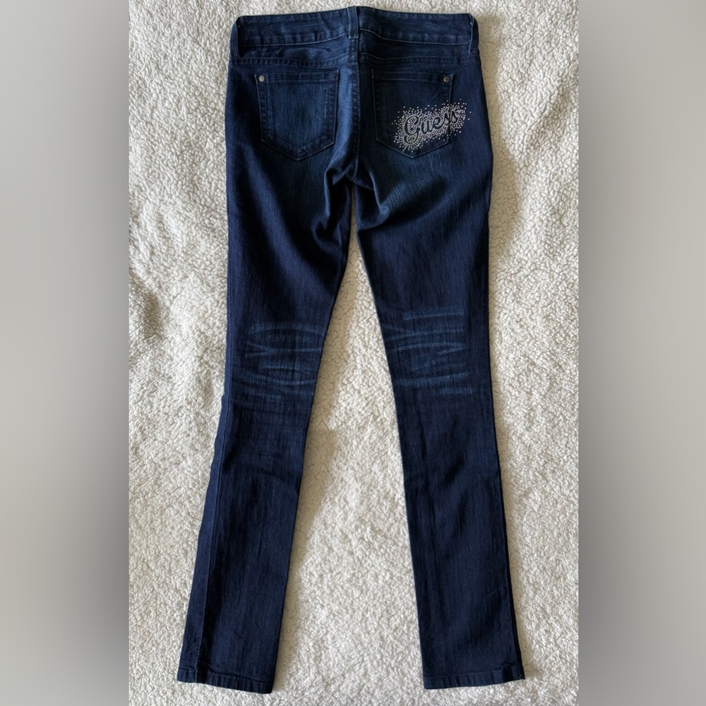 Guess Medium Rise Skinny Jeans 26/32 blue